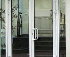 Дверь входная (оконный профиль)