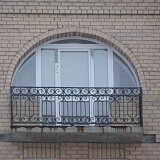 Арочный балконный блок